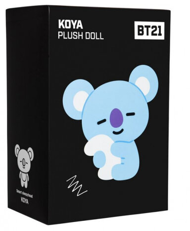 knuffel BT21 Koya junior 23 cm pluche lichtblauw