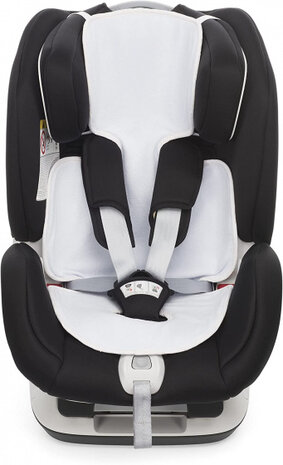 autostoelbescherming Travel Breeze junior polyester wit