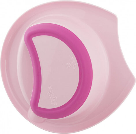 diep dinerbord Zeepaardje meisjes 22 cm roze