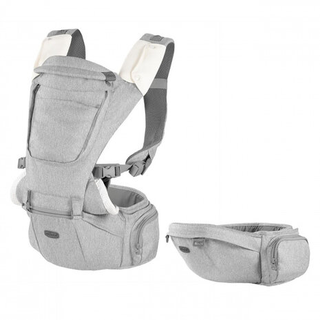 draagzak Denim junior polyester/mesh titanium
