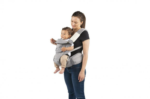 draagzak Denim junior polyester/mesh titanium