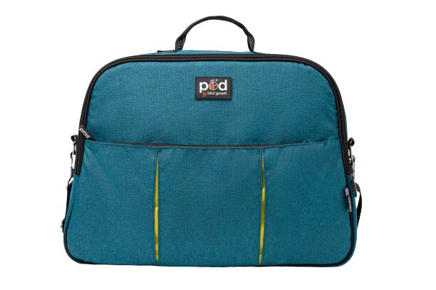 reiswieg POD Travel 48 x 77 cm katoen/linnen blauw