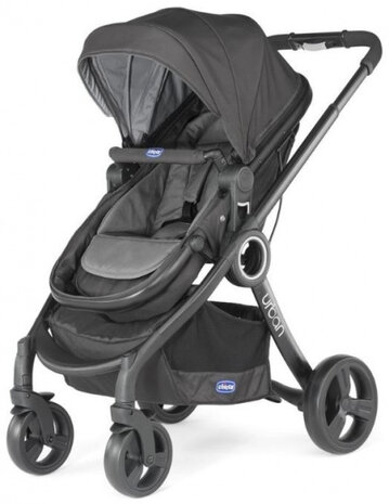 kinderwagen Urban Plus aluminium antraciet 9-delig