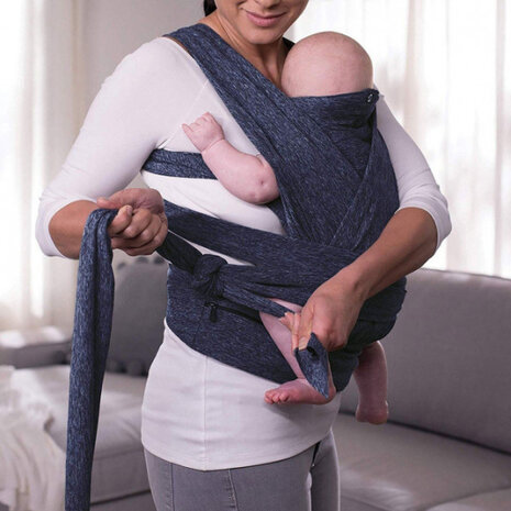 draagzak Comfyfit Boppy junior katoen donkerblauw