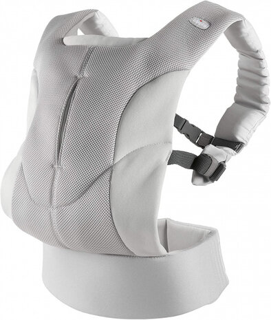draagzak Myamaki junior 62 cm polyester lichtgrijs
