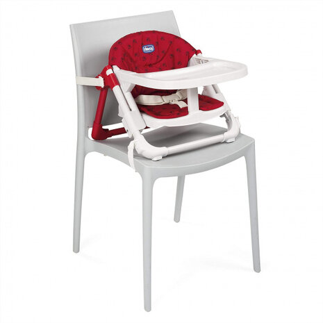 kinderstoel Lady Bug junior 42 cm wit/rood 4-delig