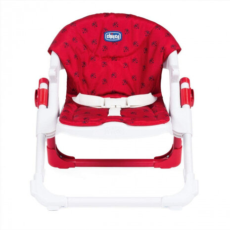 kinderstoel Lady Bug junior 42 cm wit/rood 4-delig