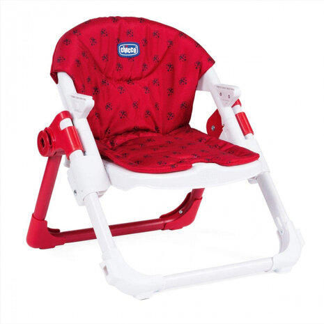kinderstoel Lady Bug junior 42 cm wit/rood 4-delig