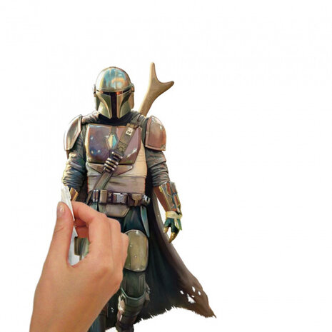 wanddecoratie The Mandalorian bruin/groen 20-delig