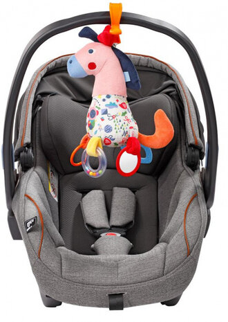kinderwagenspanner Color Friends paard junior 30 cm pluche