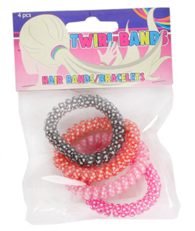 haarelastieken meisjes 3 cm 4 stuks