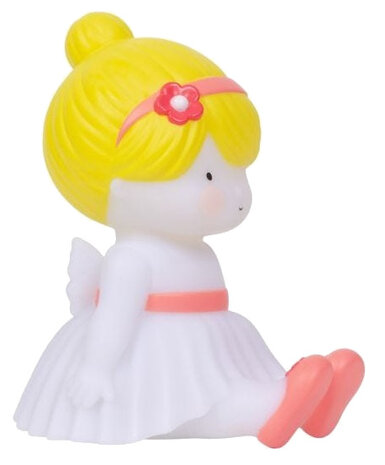 nachtlamp Feetje 13,4 cm geel/wit