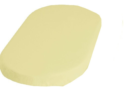 hoeslaken junior 70 x 40 cm katoen geel