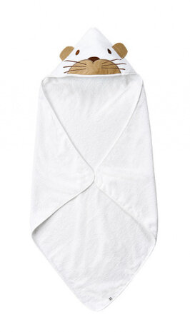 badcape 83 x 83 cm wit