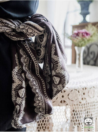 draagdoek Diamond Lace Sensual 3,6 meter katoen mt S