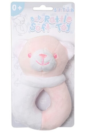 rammelaar beer meisjes 12 cm polyester roze