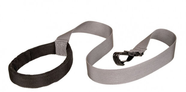 kindertuigje junior 75 cm polyester grijs/zwart