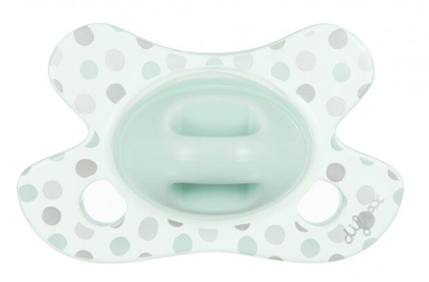 fopspeen Dental Newborn junior siliconen groen