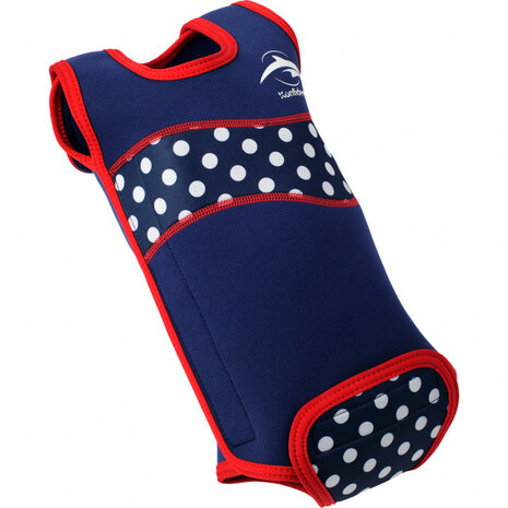 wetsuit BabyWarma Polka meisjes blauw mt 6-12 maanden