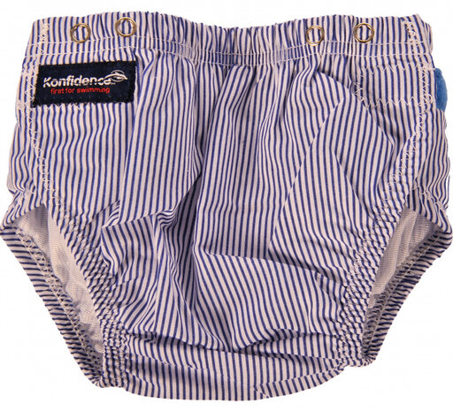 zwemluier Aquanappy jongens blauw-wit one-size