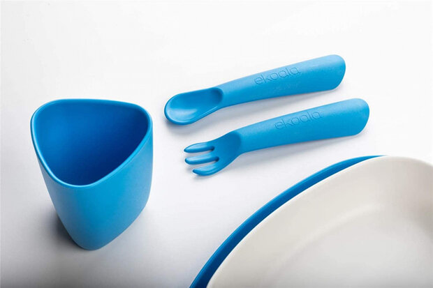 eetset eKeat eKoboy blauw/wit 5-delig