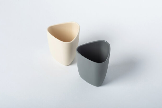 eetset eKeat Stone grijs/beige 5-delig