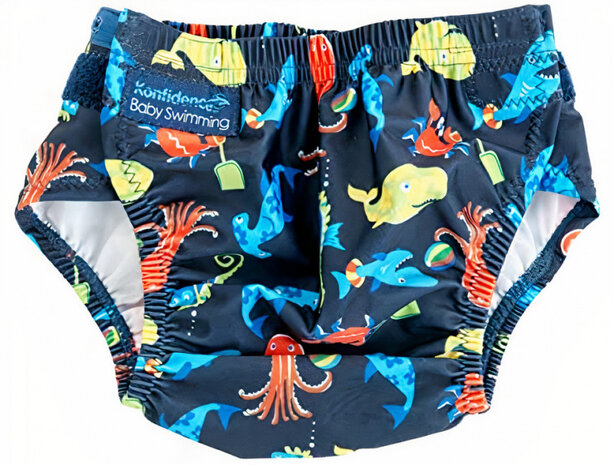 zwemluier Aquanappy junior blauw one-size