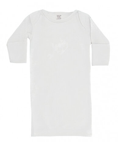 babypyjama junior katoen wit maat 50/56