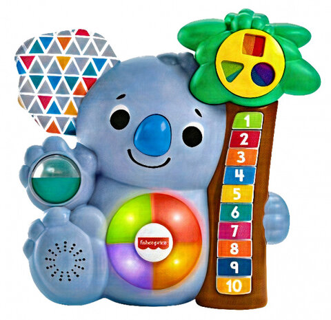 speelfiguur Counting Koala junior grijs
