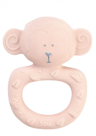 bijtring Jungle Party rubber roze