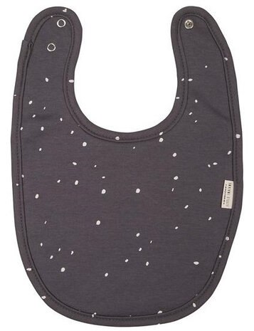 slabber 30 x 26 cm katoen/elastaan grijs/wit