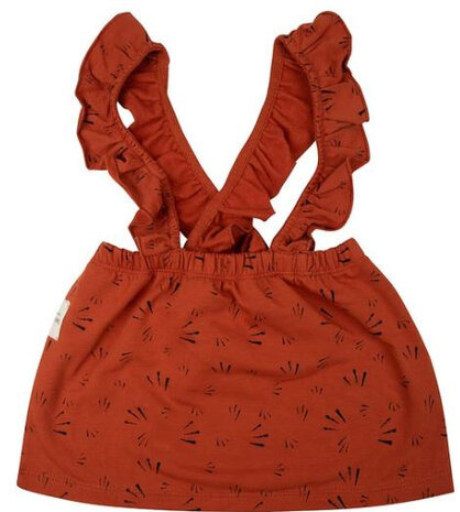 jumpsuit Firework meisjes katoen rood maat 92