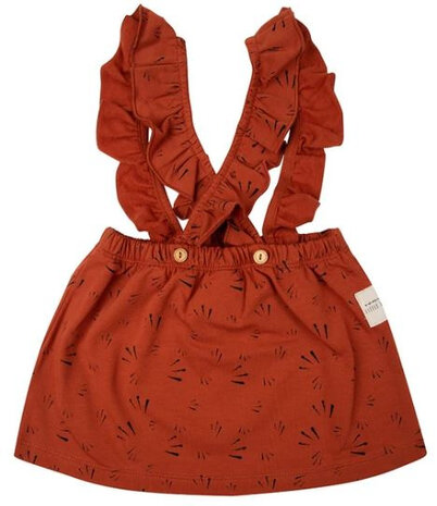 jumpsuit Firework meisjes katoen rood maat 92