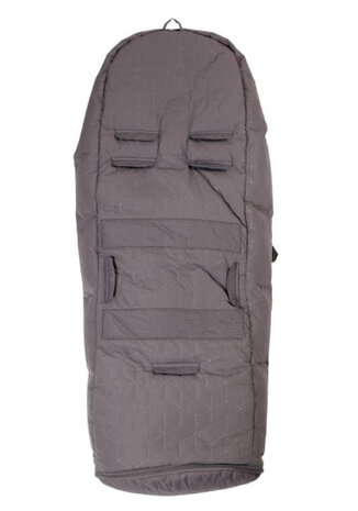 voetenzak Exclusive 98-130 cm katoen/polyester grijs