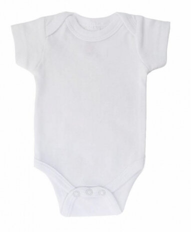 romper junior katoen wit maat 74