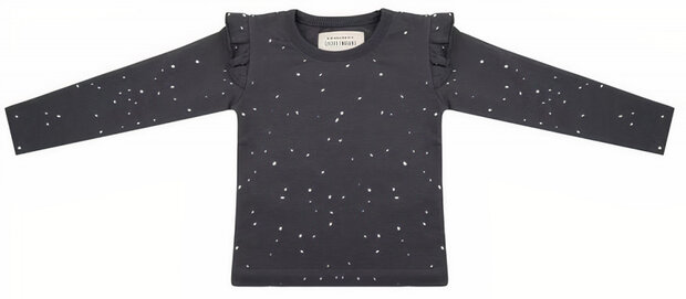 longsleeve Ruffle Dots Iron junior katoen maat 110
