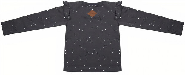 longsleeve Ruffle Dots Iron junior katoen maat 110