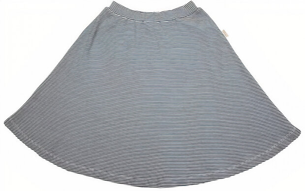 rokje Small Stripe Rib katoen grijs maat 110