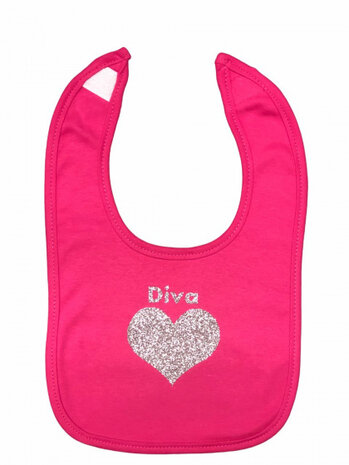 slabber Diva meisjes katoen fuchsia