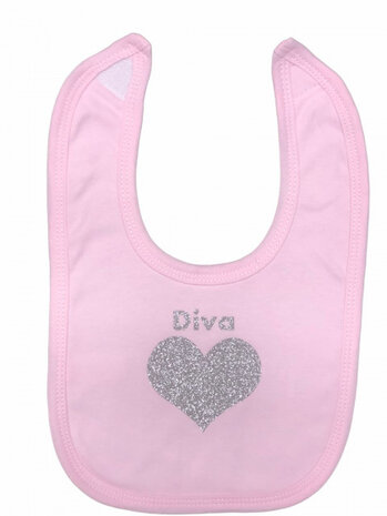 slabber Diva meisjes katoen roze
