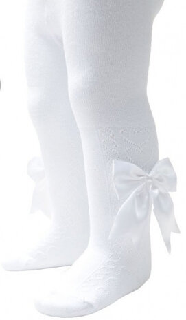 maillot meisjes katoen/polyester wit mt. 1 tot 2 jaar