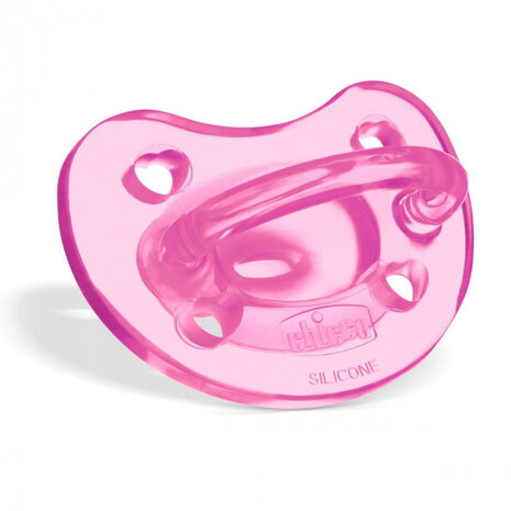 fopspeen Physio Soft baby siliconen roze