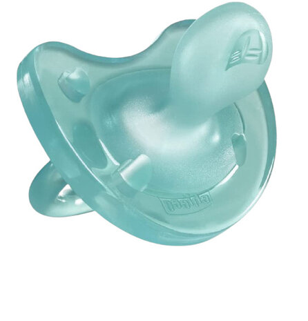 fopspeen Physio Soft baby siliconen blauw