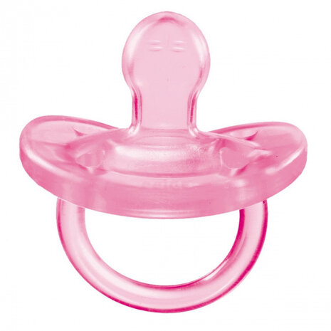fopspeen Physio Soft siliconen roze 16 maanden