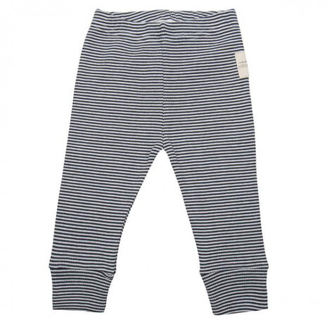legging strepen junior katoen zwart/wit maat 56