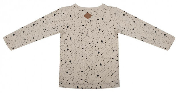 longsleeve Dapple junior katoen beige mt 110