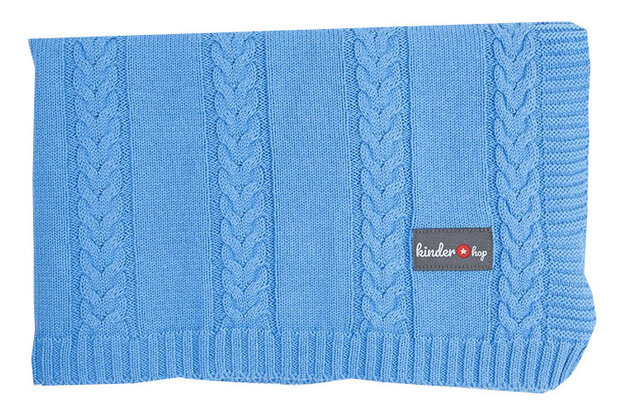 babydeken jongens 90 x 65 cm katoen blauw