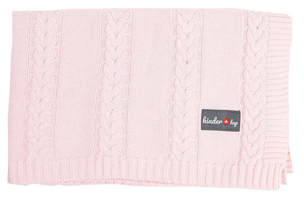 babydeken meisjes 90 x 65 cm katoen roze