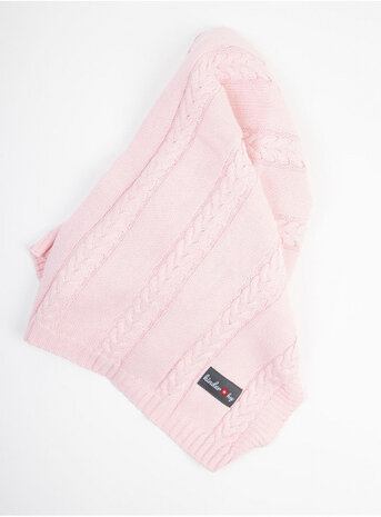 babydeken meisjes 90 x 65 cm katoen roze