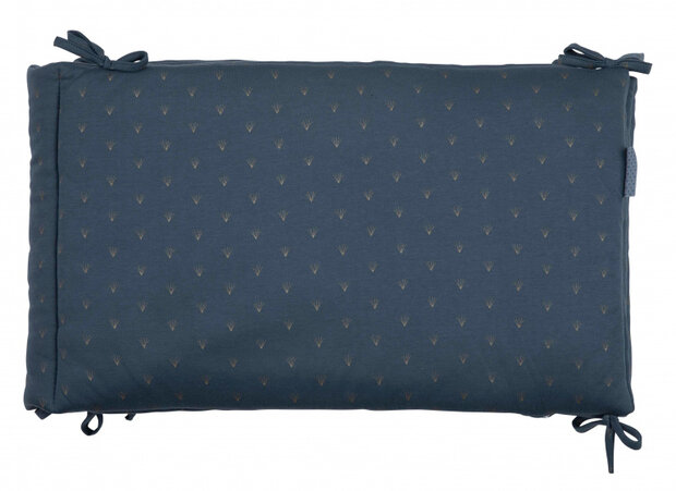 hoofdbeschermer ledikant katoen donkerblauw